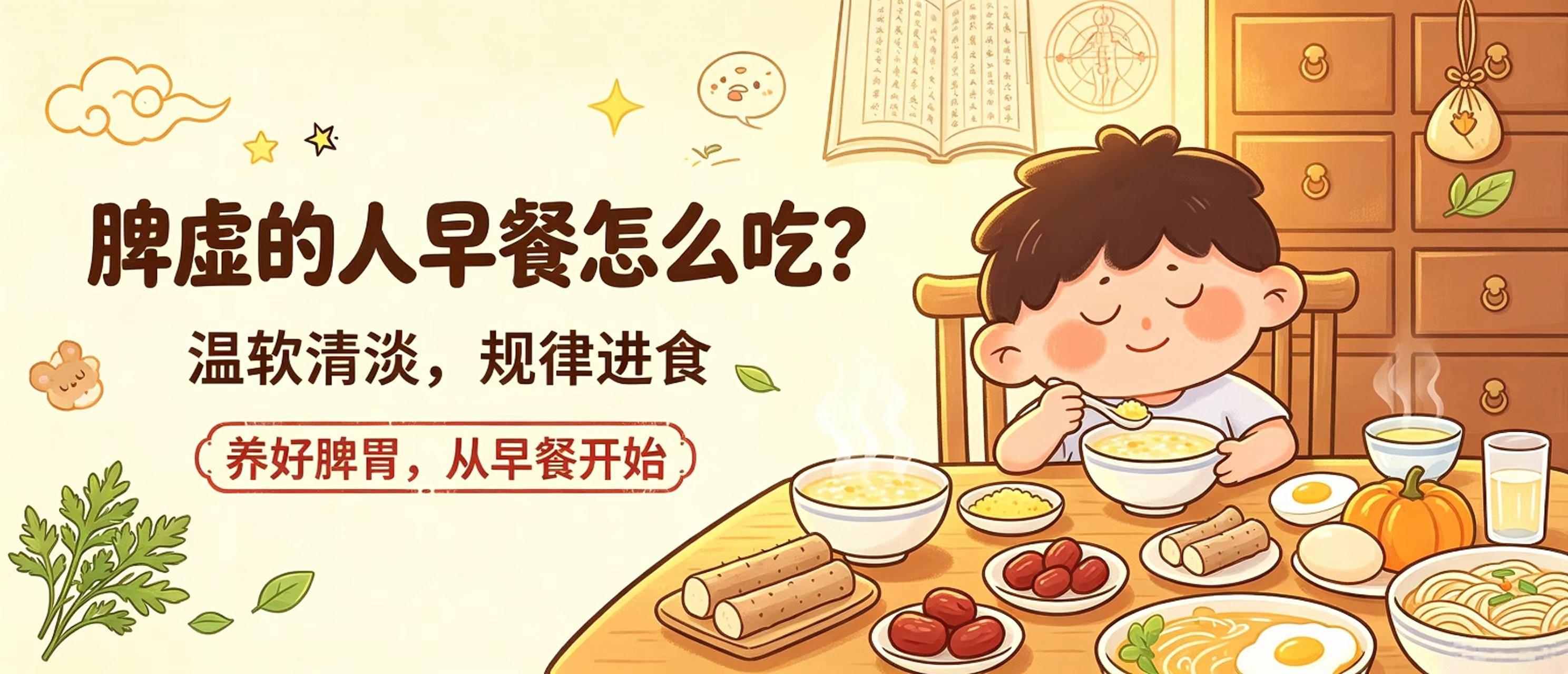 脾虚的人早餐怎么吃？